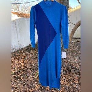 Blank knit maxi dress